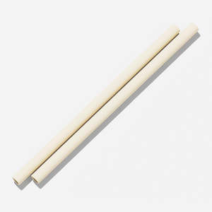 Bink Silicone Straws 2pk - Cream