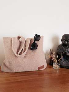 New: Māmā Teddy Tote Bag - Biscuit