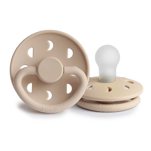 Dummies Pacifier Clips: Frigg Pacifier - Silicone - Moon Phase Crossiant