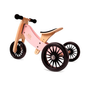 Kinderfeets Tiny Tot Plus 2in1 Trike - Rose