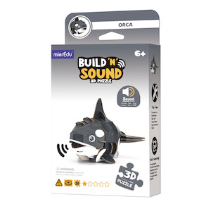 School Holiday Fun: Build 'n' Sound 3D Puzzle - Orca