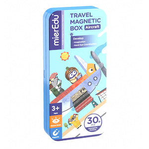 School Holiday Fun: Travel Magnetic Puzzle Box - Aircraft