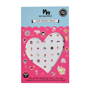 No Nasties Kids: No Nasties Nail Sticker Sheet - Starbright