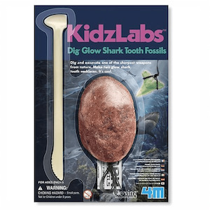 Gifts For Older Kids: 4M Dig A Glow Shark Tooth