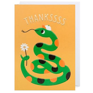 Greeting Cards Gift Wrap: Lagom Design Thanksss Gift Card