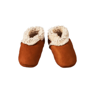 Nature Baby Lambskin Booties - Cinnamon