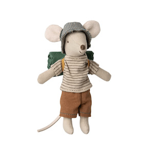 Maileg Hiker Mouse Big Brother - Thin Stripes