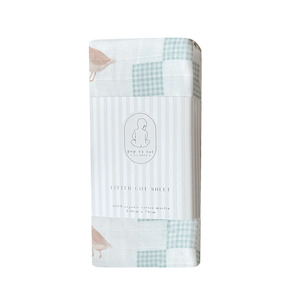 Pop Ya Tot Fitted Cot Sheet - Goosey Gander