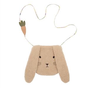 The Dreamer: Mimi & Lula Fluffy Bunny Bag - Beige