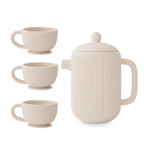 Home: Mushie Silicone Tea Play Set - Shifting Sand