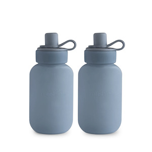 Mushie Silicone Puree Pouch 2-Pack - Tradewinds