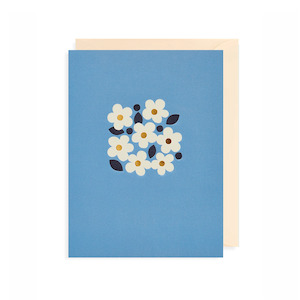 Greeting Cards Gift Wrap: Lagom Design Posy of Flowers Greeting Card
