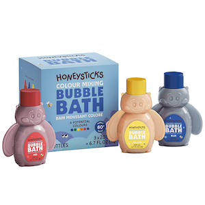 Honeysticks Bubble Bath Colour Mixing 3pk