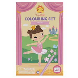 Holiday Fun: Tiger Tribe Colouring Set - Ballet