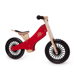 The Adventurer: Kinderfeets Balance Bike - Cherry Red