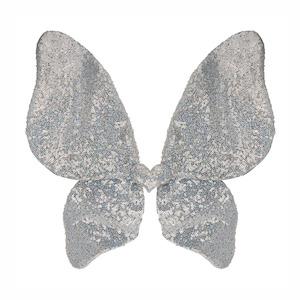 The Dreamer: Mimi & Lula Sparkle Sequin Wings - Silver