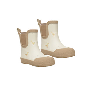 Rainwear: Quincy Mae Rain Boots - Geese