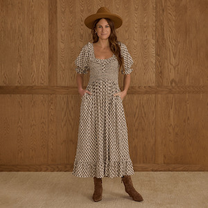 Rylee + Cru Womens Lexi Dress - Harvest Floral