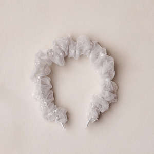 The Fairy Lover: NoraLee Gathered Headband - Cloud