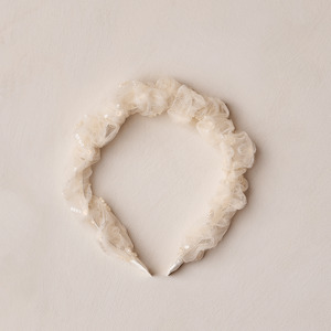 NoraLee Gathered Headband - Antique