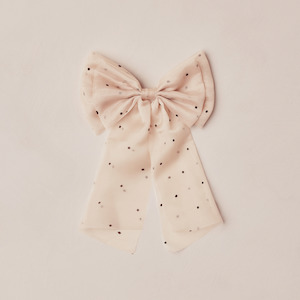 The Fairy Lover: NoraLee Alice Bow - Flocked Dot