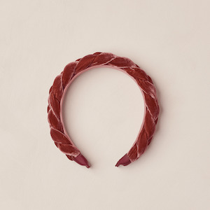 The Fairy Lover: NoraLee Braided Headband - Ruby