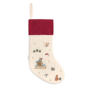 Babys First Christmas: Avery Row Christmas Stocking - Bear Cub