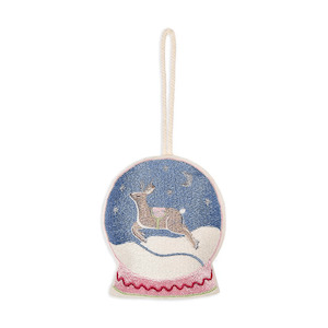 Babys First Christmas: Avery Row Christmas Tree Decoration Single - Snowglobe