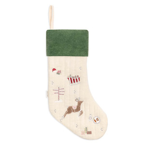 Babys First Christmas: Avery Row Christmas Stocking - The North Pole