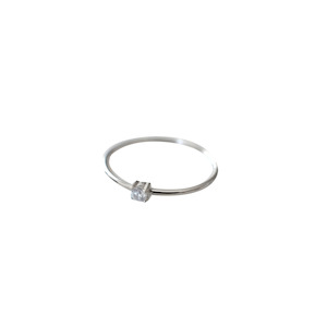 Sophie: Sophie Store Mini Rock Ring - Clear