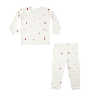 Tops 1: Quincy Mae Bamboo Pajama Set - Winter Wonderland