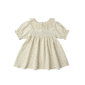 Quincy Mae Callie Short Sleeve Dress - Golden Floral