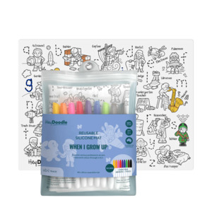Hey Doodle Reusable Marker Playmat - When I Grow Up