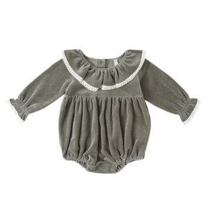 Winter Warmers: Quincy Mae Wendy Romper - Forest