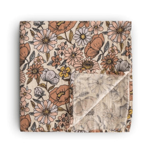 Home: Mushie Swaddle - Retro Flowers