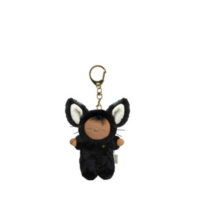 Dinkum Dolls: Cozy Bag Charm Black Cat Knox