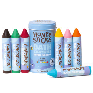 Rainbow Chaser: Honeysticks Bath Crayons Super Jumbos 7pk