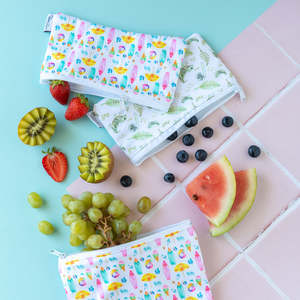 Little Giants Kids: Little Giants Reusable Zip Bags - Set of 2