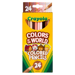 Crayola Colours of the World Pensils 24pk