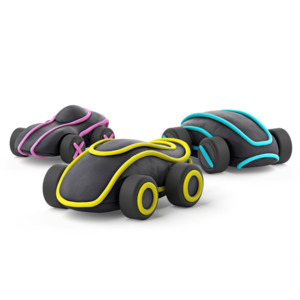 Hey Clay Cyber Cars (3 options)