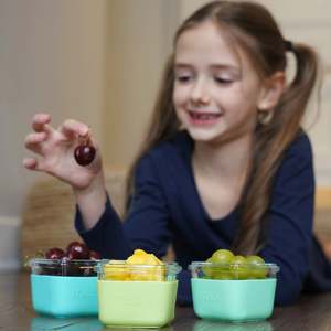 Starting Solids: Melii Glass Food Storage Containers - 3 pack