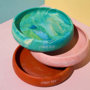 Starting Solids: Hungry Ruru Watercolour Suction Plate