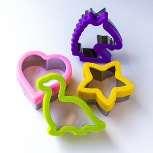 Sandwich Cutters: Little Giants Sandwich and Cookie Cutters - Stainless Steel