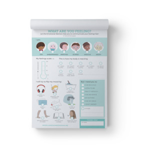 Awesome Inc Emotional Warriors Feelings Notepad (ages 5-12)