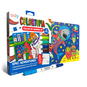 Ooly Colortopia Color By Number Kit (2 themes)