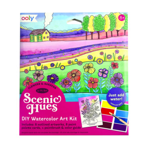 Ooly Scenic Hues DIY Watercolor Art Kit (2 themes)