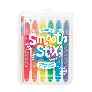 New: Ooly Smooth Stix Watercolor Gel Crayons - Set of 7