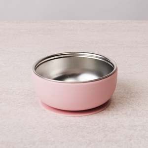 Nestling Stainless Suction Bowl