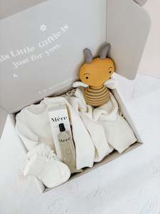 Personalised Gift Boxes And Crackers: Snuggly Bub Baby Gift Box (Large) Bee