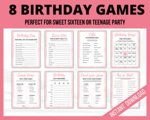 Birthday: Girls Birthday Games